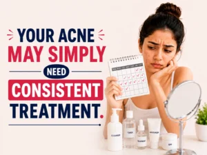 Your Acne May Simply Need Consistent Treatment